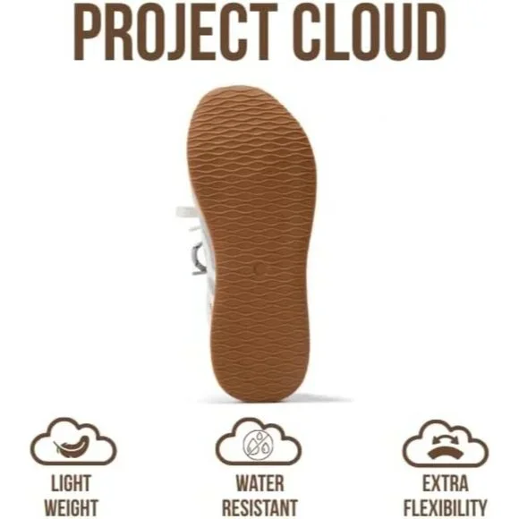 Womens Light Blue Memory Foam Shoes Lightweight Nonslip Walking Confort Sneakers - Picture 4 of 5